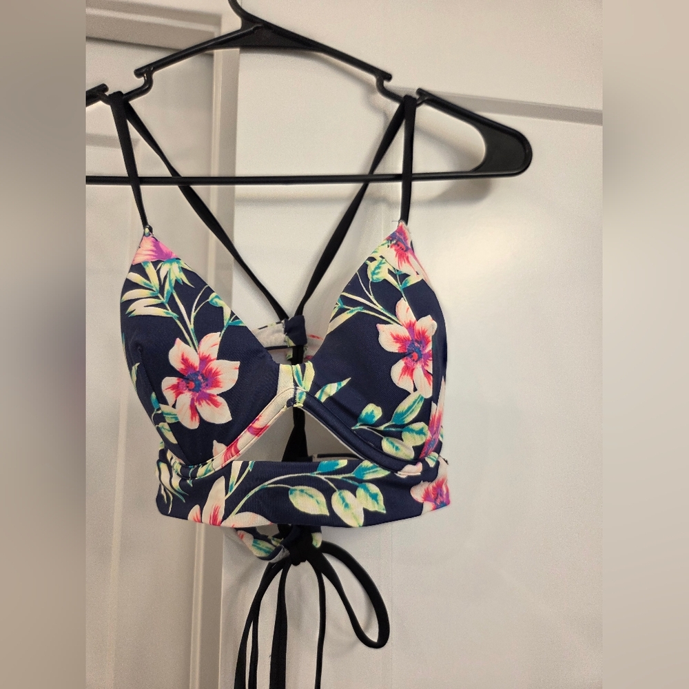PINK Victoria's Secret Colorful Bikini Top